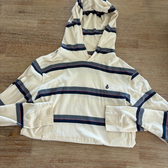 THREE Boys Volcolm Modern Fit Striped Shirts - Size M (10) - Picture 1 of 7